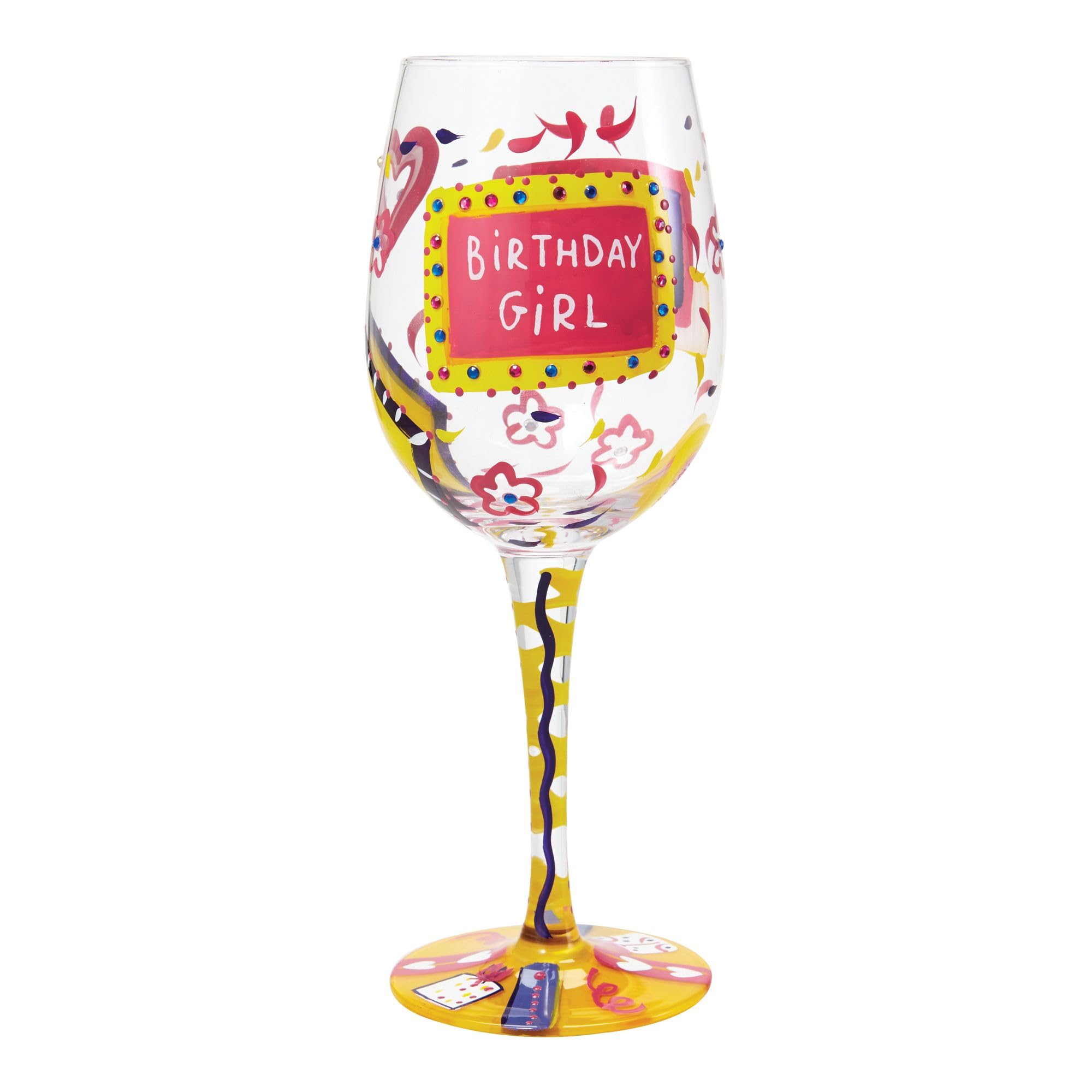 Lolita Birthday Girl Wine Glass Drinking Glasses