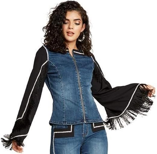 black denim jacket size 16