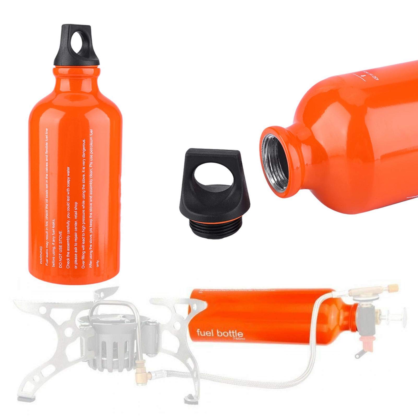 Photo 1 of Yanmis Fuel Storage Bottle, 530ML Portable Gas Stove Oil Containers Fuel Storage For Outdoor Camping Hiking, Fuel Bottle