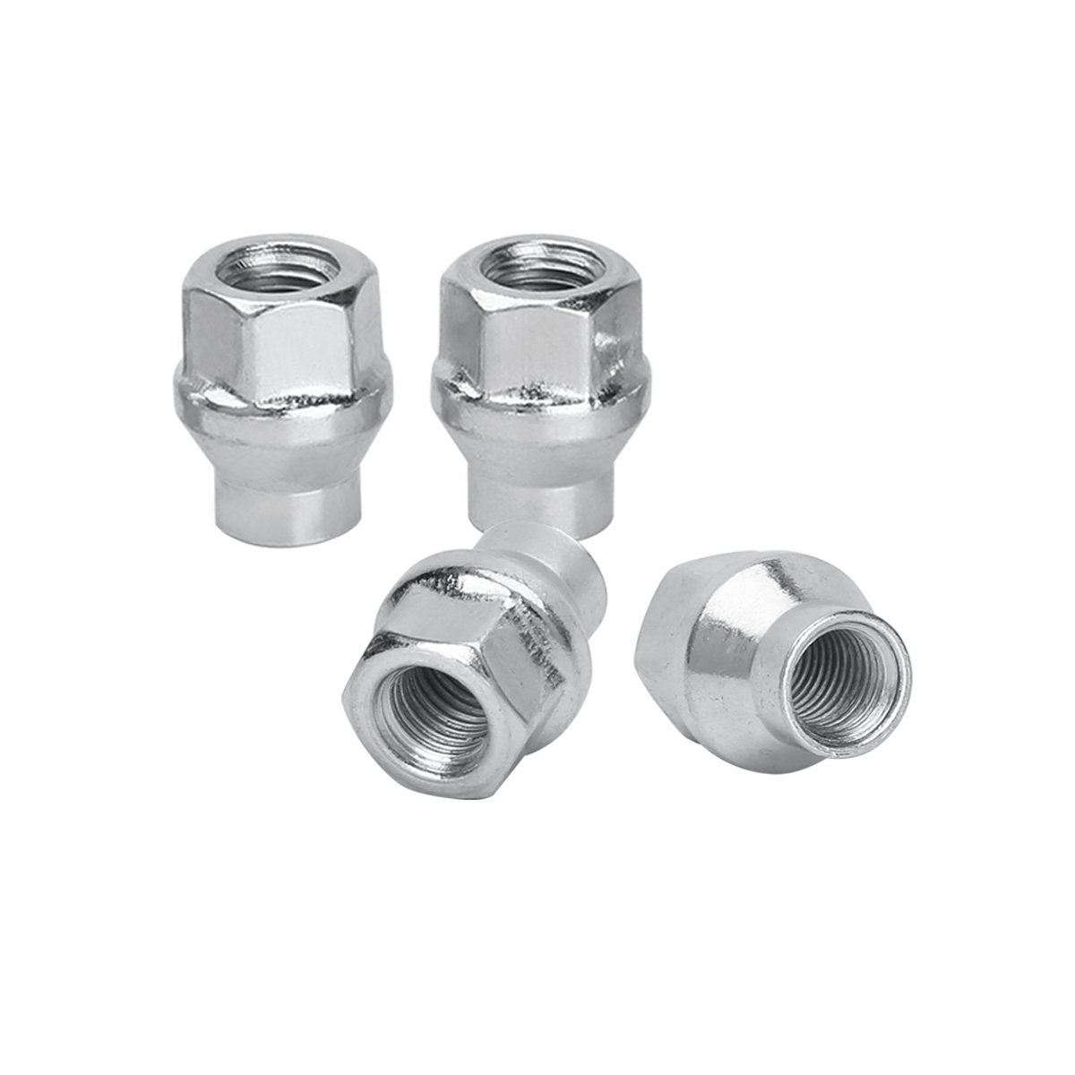 Extended Dynofit 12mmx1.5 ET Lug Nuts for 6 Lugs Aftermarket Wheels