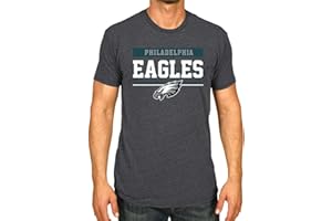 Team Fan Apparel NFL Adult Team Block Tagless T-Shirt - Cotton Blend - Charcoal - Perfect for Game Day - Comfort and Style