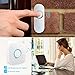 Wireless Door Chime, BITIWEND Door Alarm Sensor Door Open Window Alarm with 58 Chimes 5 Volume Level 600ft Range LED Indicator for Office/Home/Store When Entering