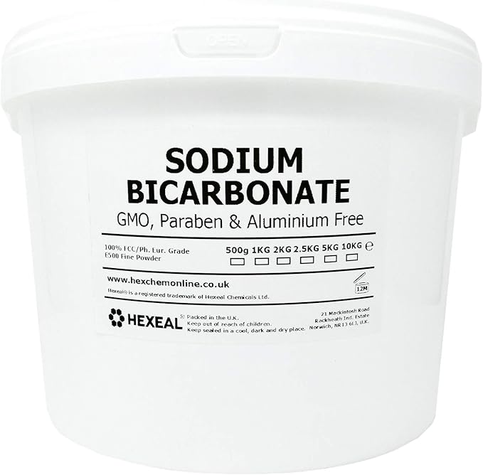 Hexeal SODIUM BICARBONATE of Soda 1, 2.5, 5, 10, 15, 20, 25KG BUCKETS