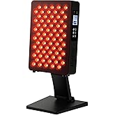 Omilora Red Light Therapy – 6 Wavelengths (600-850nm) Full Body Red Light Therapy, Touch Control & HD Display, 70 LEDs Ideal for Body, Face, Pain Relief, Anti-Aging & Recovery, 350W Black