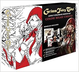 Grimm Fairy Tales Coloring Book Box Set, by Joe Brusha