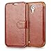 Galaxy S4 Case Wallet,Mulbess [Layered Dandy][Vintage Series][Coffee Brown] - [Ultra Slim][Wallet Case] - Leather Flip Cover With Credit Card Slot for Samsung Galaxy S4 i9500