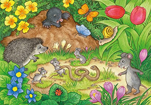 Ravensburger Kinderpuzzle 07610 - Tiere in unserem Garten - 2 x 12 Teile – Bild 4