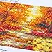 Aneco 4 Pack DIY 5D Diamond Painting Kit Full Diamond Painting Four Seasons Landscape Rhinestone Embroidery Painting for Home Wall Decoration