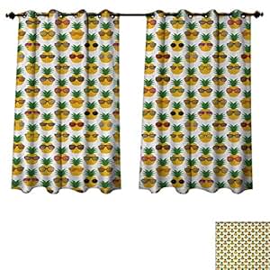 Anzhouqux Tropical Blackout Thermal Curtain Panel