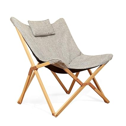 Sillas plegables madera y tela | Sillas plegables