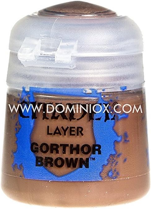 CITADEL Games Workshop Colour Layer: Gorthor Brown (12ml) Paint, 12 ml (Pack of 1)