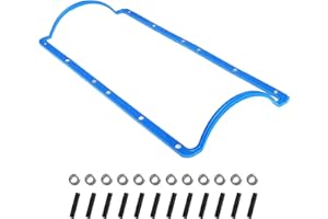 DCOMA Oil Pan Gasket with a Rigid Core Compatible with Moroso 27293 for Ford 7.3 Powerstroke Engines from 1994 to 2003 and International T444E Engines, Made of High Temperature/Oil Resistant Material