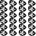 24 Pack Black Pirate Eye Patches One Eye Skull Captain Eye Mask for Halloween Cosplay Party Children Kids Favors (Felt)