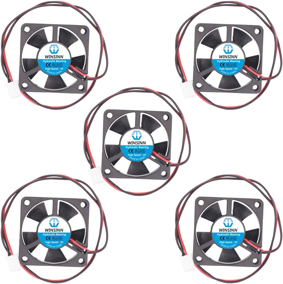 WINSINN 35mm Fan 5V Hydraulic Bearing Brushless 3510 35x10mm - High Speed (Pack of 5Pcs), 3010 24V