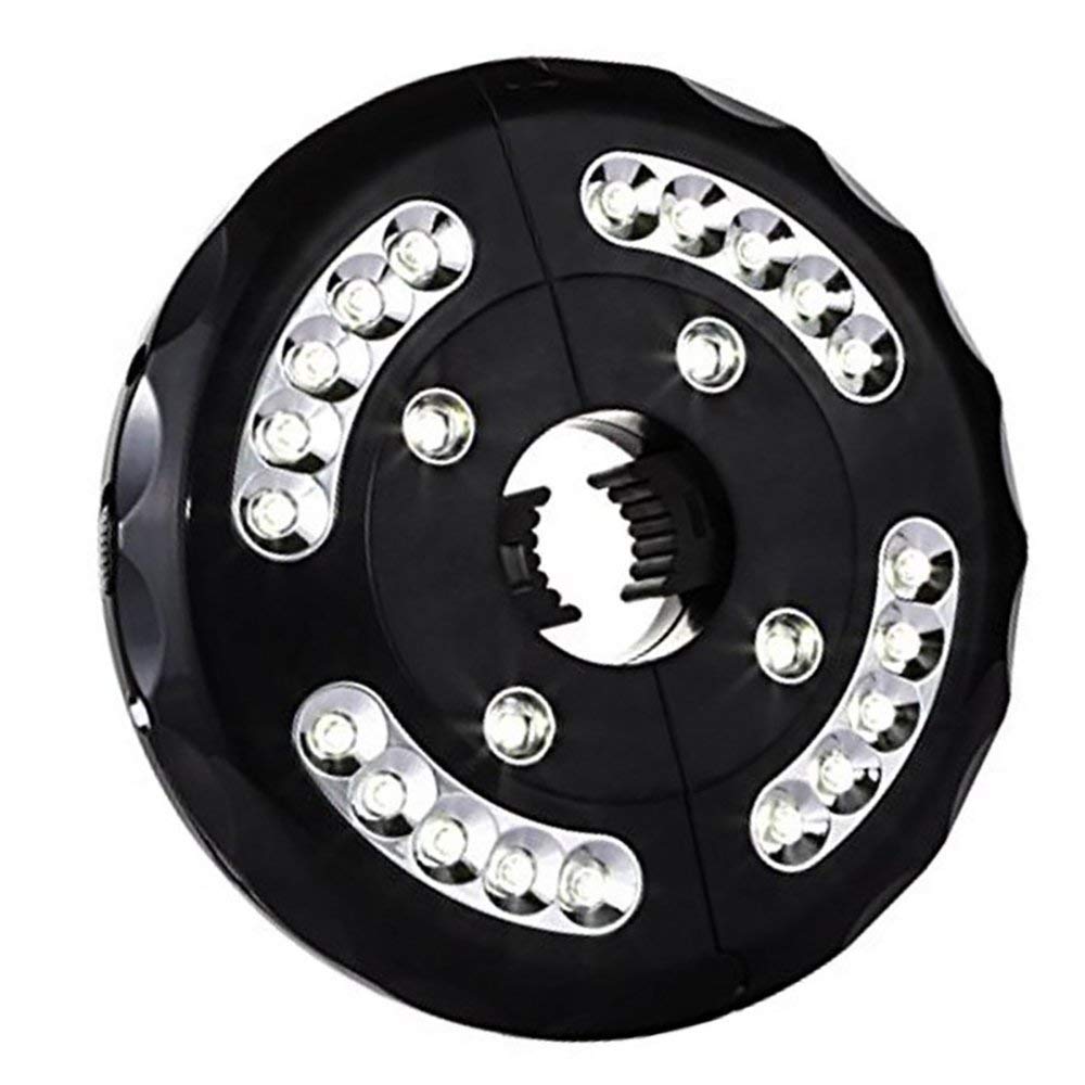 Patio Umbrella 24 LED Lamp Umbrella Light Detachable Roman Light Multi-Function Waterproof Camping Tent Light