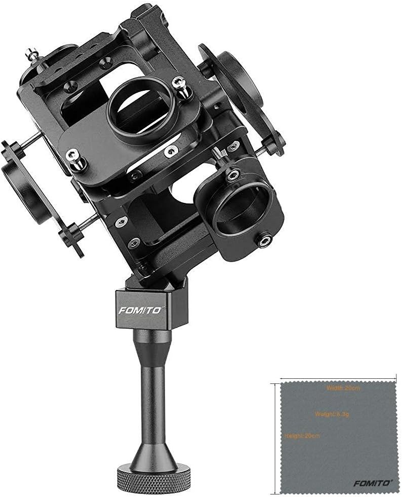 Fomito 360 Degree 6 Cameras Holder Bracket System VR Panoramic Imaging Video for Gopro Hero 3/3+ / 4, making Streetscape, DJI FPV