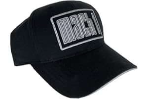 Checkered Flag Sports Ford Mustang Mach 1 Baseball Cap for Men - Logo Car Racing Hat Black Gray