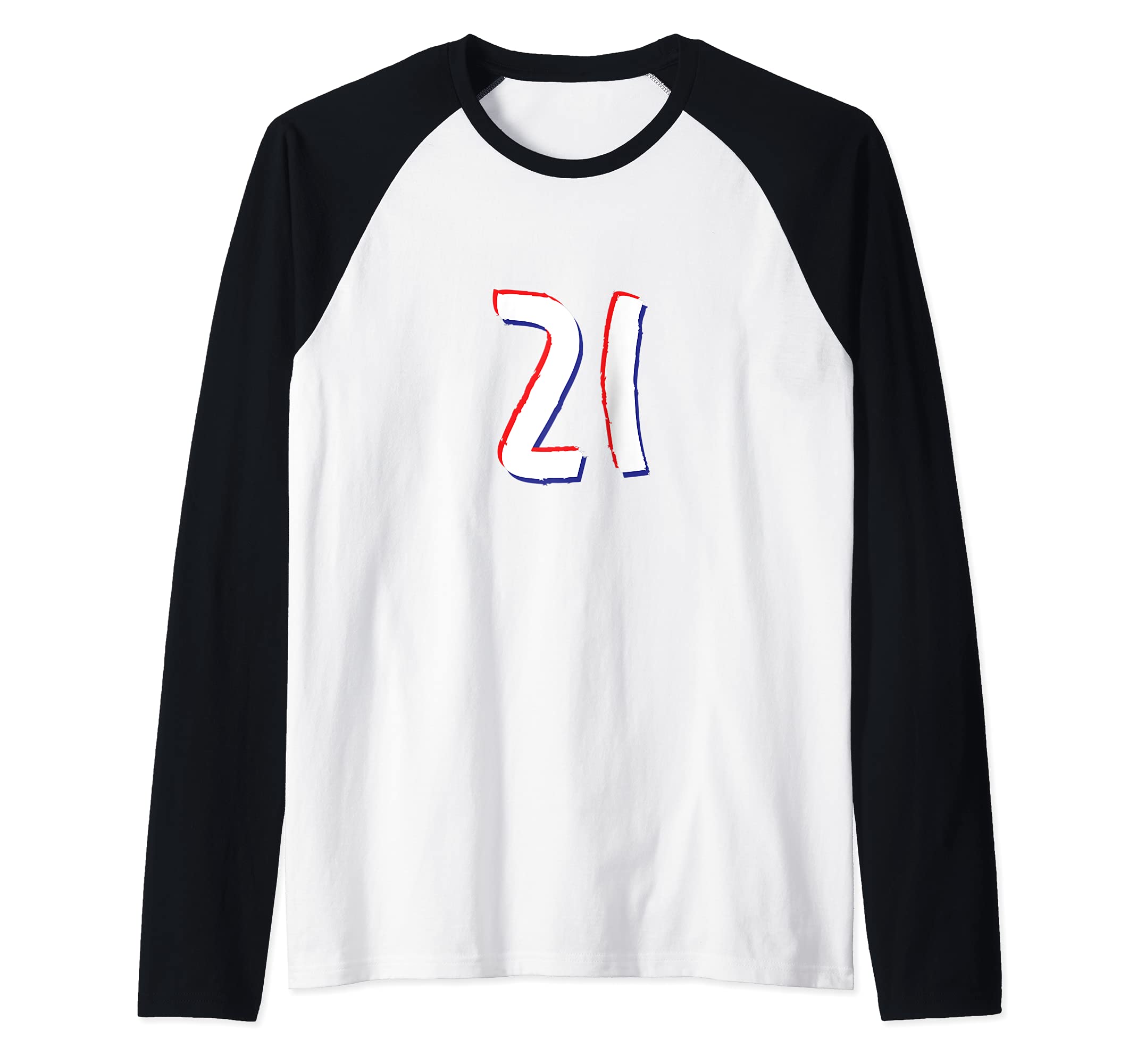Flag Croatia Raglan Baseball Tee