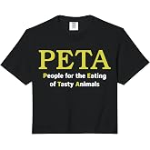 Peta People for Eating Delicious Animals Comfort Colors Crop Top