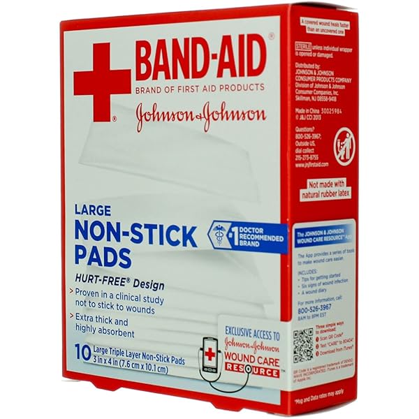 BAND-AID HURT-FREE NON-STICK PADS