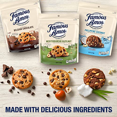 Famous Amos Wonders of the World Belgian Chocolate Chip Cookies Bite