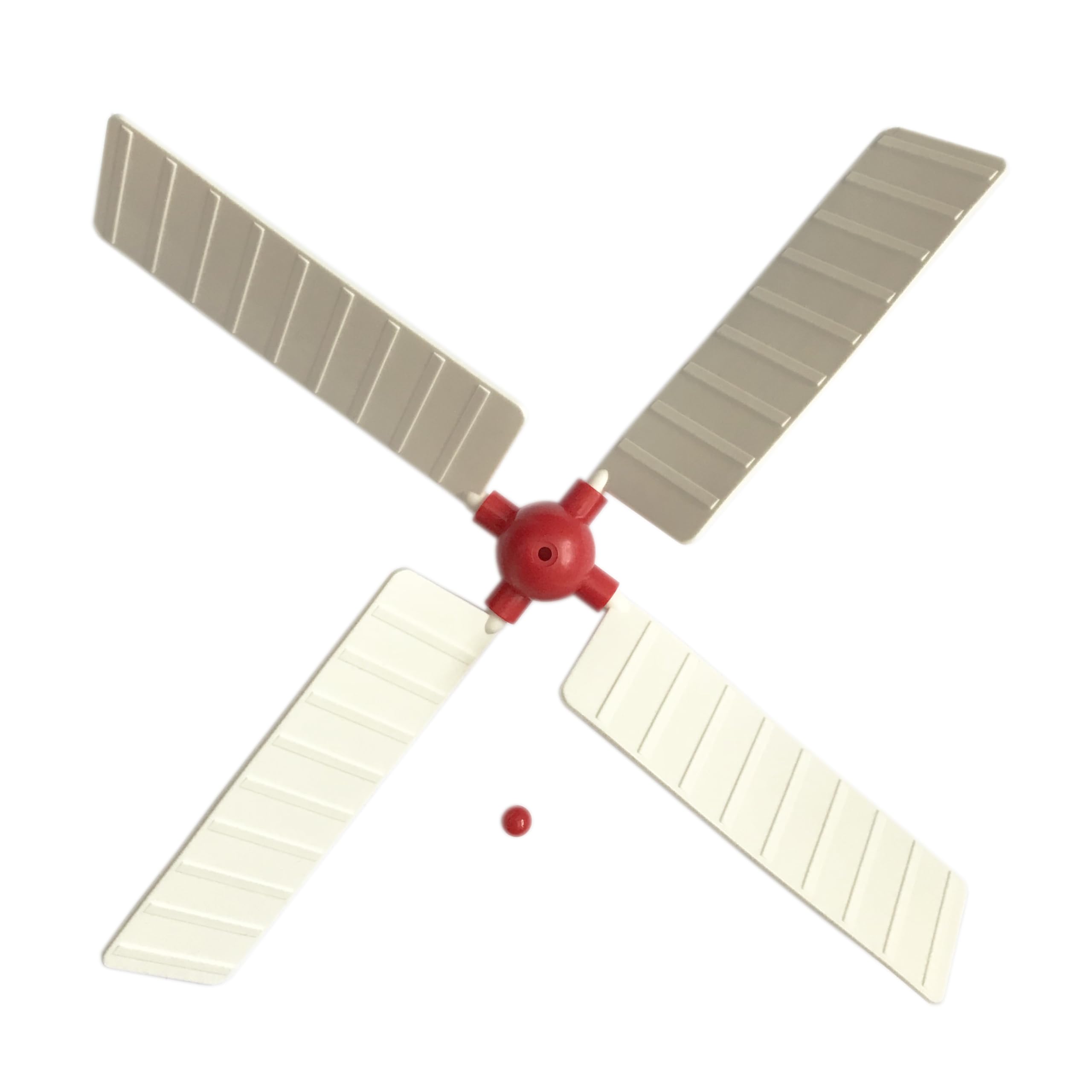 Replacement Sails for Garden Windmill. Ref: LARGE with RED centre. Genuine Windmill-Blades/Fling Promotions. Only replace your sails with same colour centre either RED or WHITE - see other listings.