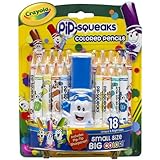 Crayola Pip-Squeaks Colored Pencils 18-Count with Sharpener