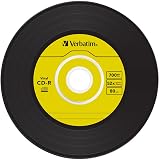 Verbatim 43426 52x CD-R Recordable Blank Disc Vinyl Retro Slim Case 10 Pack view 8