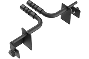 Synergee Dip Handles for Power and Squat Racks. Dip Stand Compatible with 2x2, 2x3, and 3x3 Racks. Dip Bars for Tricep Dips, Bodyweight Training, and Upper Body Workouts