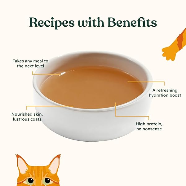 MADE BY NACHO BONE BROTH CAT FOOD TOPPER FOR HYDRATION AND PICKY EATERS – ADD PROTEIN AND FLAVOR TO YOUR DRY CAT FOOD – SUPPORTS OPTIMAL NUTRITION, DIGESTION, SKIN & COAT, 11 OZ. TURKEY