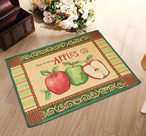 Canshansimita Apple Style Bedroom Anti-skid Bathroom Kitchen Carpet Mat Doormat (17.7"*23.6")