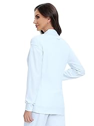 COZYFIT Scrub Jackets for Woman, Zip Front Nurse