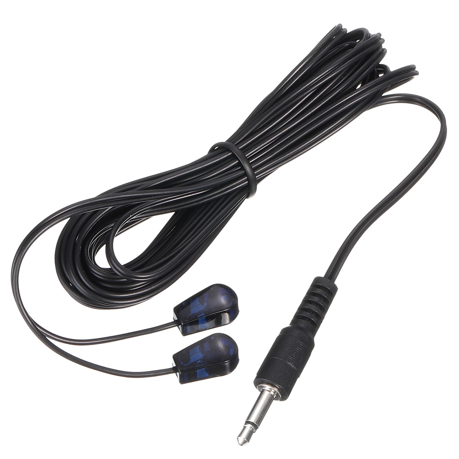 Photo 1 of MECCANIXITY IR Infrared Emitter Sensor Receiver,Extension Cable 9.8 Feet Long 3.5mm Jack 2 Black Head Pack of 1