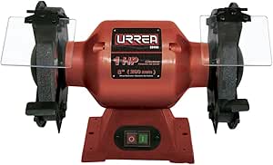 Urrea EB908 Esmeril de Banco 8" 1HP 750W 127V 1 Fase para Uso Pesado