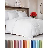 Duvet Cover King Size - Extra Soft 3 Piece with Zipper Closure - White | Extra Soft, Breathable, King Duvet Cover 104" x 90" with 2 Pillow Shams, Zipper Closures &amp; Ties, Women, Men, Kids &amp; Teens