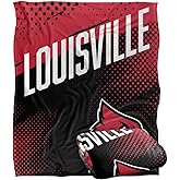 LOGOVISION University of Louisville Fan Zone Silky Touch Super Soft Throw Blanket 50"x60"