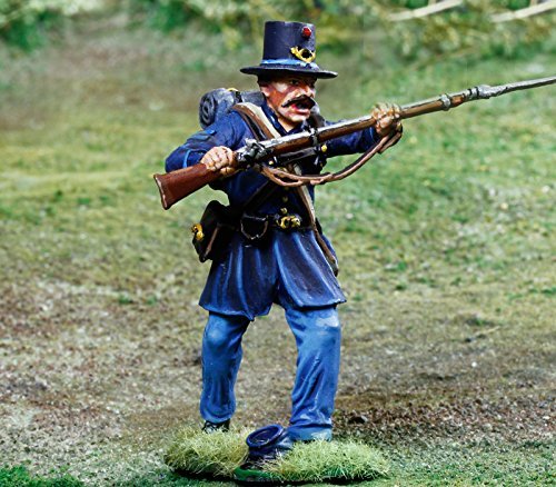 Civil War Toy Soldiers 2nd Wisconsin Iron Brigade Infantry Parry Battle of Gettysburg Figure Collectors Showcase Toy Soldiers Painted Metal Figure 1/32 Britains King Country Gunn First Legion Type CS00850