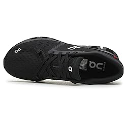 On Women's Cloud X 4 Sneaker, Black/Eclipse, 8