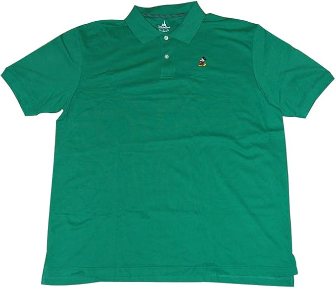 Mickey Mouse Polo Shirt for Men - Green - Small at Amazon Menâs Clothing store