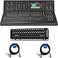 Midas M32 LIVE Digital Console - 40 Input Channels, Bundle With Midas DL32 32-Input / 16-Output Stage Box, 2 Pack 20' XLR Microphone Cable