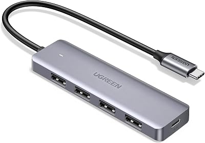 UGREEN USB C Hub 4 Port USB 3.0 Splitter 5Gbps Slim Thunderbolt 3 MacBook iPad