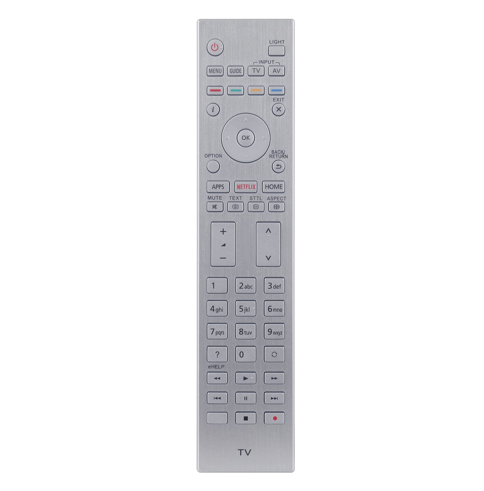 AULCMEET N2QAYA000097 sub N2QAYA000074 N2QAYA000144 Replace Remote Compatible with Panasonic TX-55CR850 TX-58DXN788 TX-49CXT756 TX-49CXX759 TX-50DX800 TX-50DXF787 TX-50DXN788 TX-50DXT786 TX-50DXX789