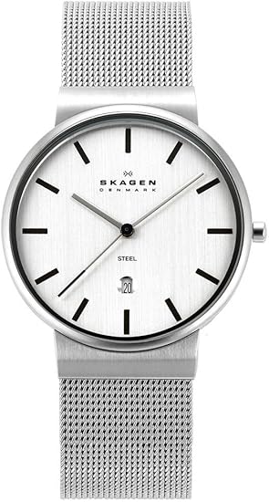 Amazon スカーゲン Skagen 腕時計 Basic Steel Mens 351lsscm ケース幅 34mm メンズ 正規輸入品 メンズ腕時計 腕時計 通販