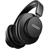 SIMIFLY Hybrid Active Noise Cancelling Headphones Wireless Bluetooth 5.3 Over Ear, 50H Playtime Deep Bass Headset with ENC for Calls, HiFi Stereo for Travel/Office (Midnight Black)