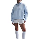 Nike Sportswear Phoenix Fleece Women's Over-Oversized Pullover Hoodie (DQ5858-423, Blue Tint/Sail) Size Large