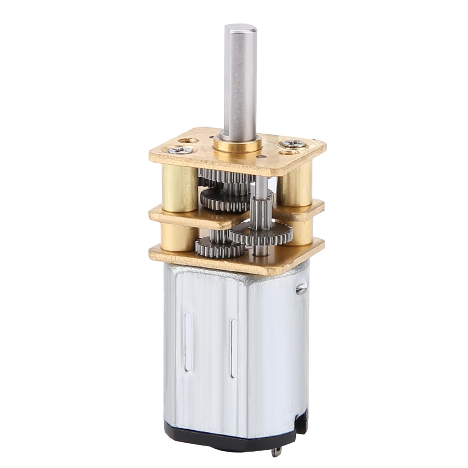 TOPINCN N20 DC 6V Geared Motor, 50RPM High Torque Speed Reduction, Metal Construction, 3x10mm D-Type Shaft, for Electric Fan Equipment