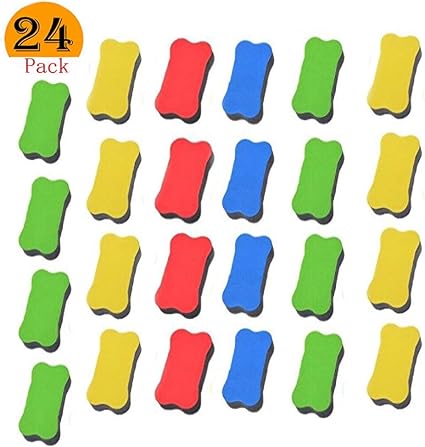 24 Stuck Magnetisches Whiteboard Radiergummi Mini Trocken