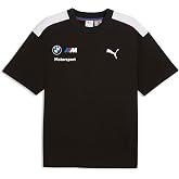 PUMA BMW M Motorsport 2026 Men's Team Drivers Tshirt - Black | Regular fit, Drop shoulder, Heavyweight fabric, Team and partner logos, Officially licensed