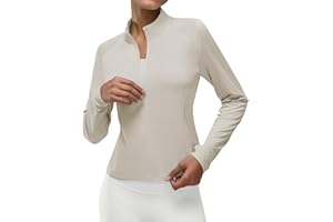 Ramunro Women's UPF 50+ Lightweight Athletic Jacket with Zip Pockets Sun Protection Full Zip Long Sleeve Shirts Hiking