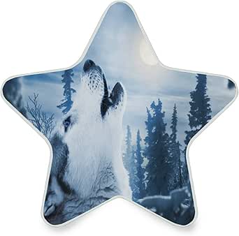 CaTaKu Animal Wolf - Luz de noche LED para coche con forma de estrella